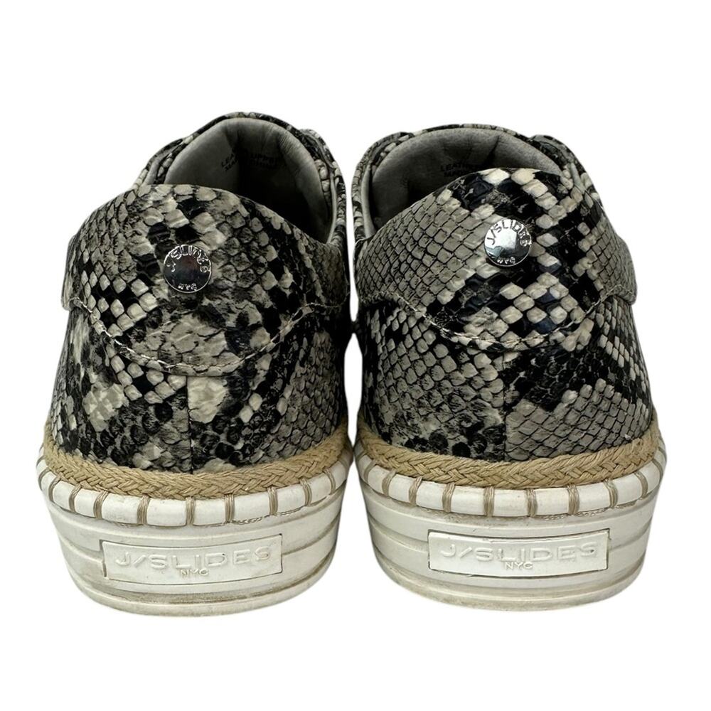 J Slides Karla Python Snakeskin Leather Slip-On S… - image 6